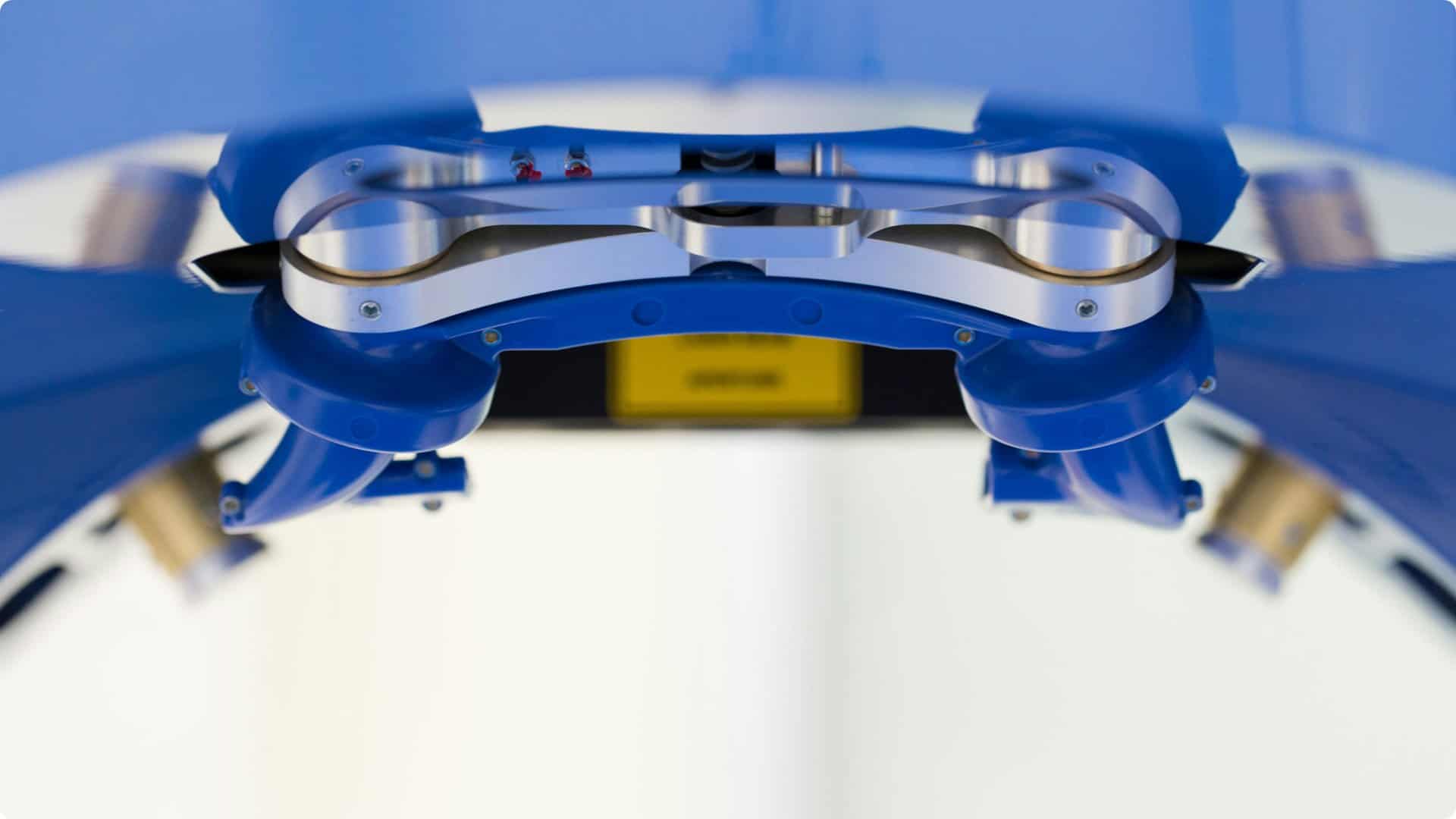 Close up of eye testing equipment in an ophthalmologist's office